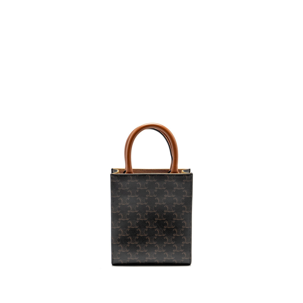 celine-mini-vertical-cabas-triomphe-canvas-brown-multicolour-ghw