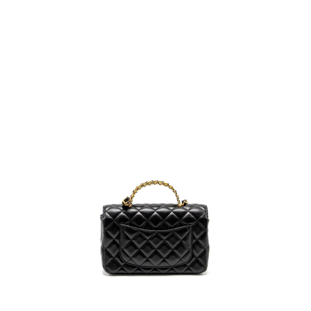 chanel-detailed-top-handle-flap-bag-lambskin-black-ghw-microchip
