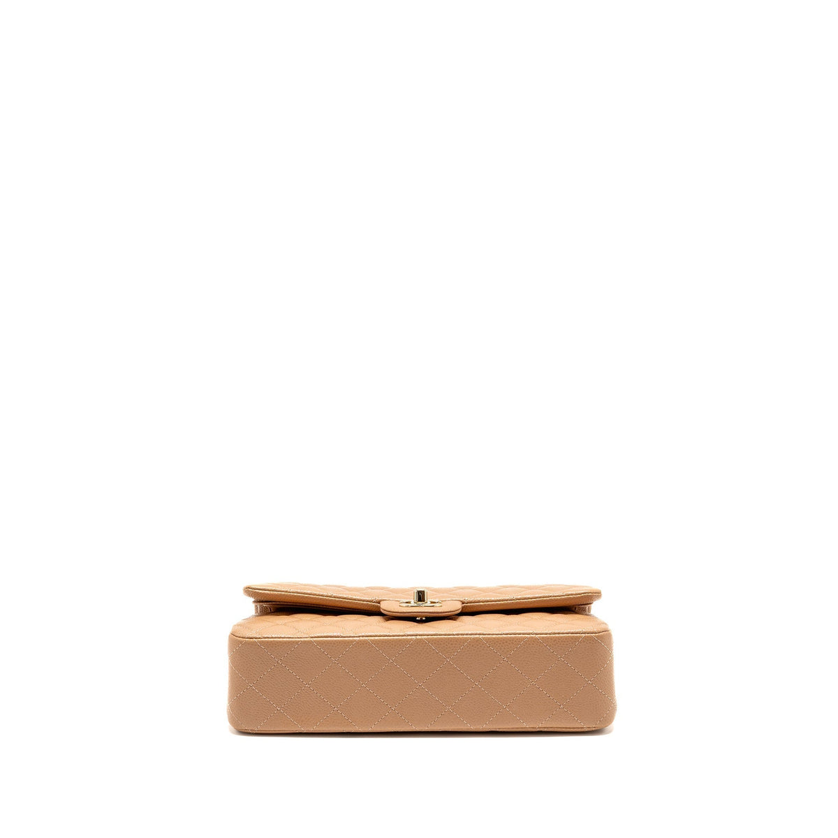 chanel-medium-classic-double-flap-bag-caviar-dark-beige-lghw