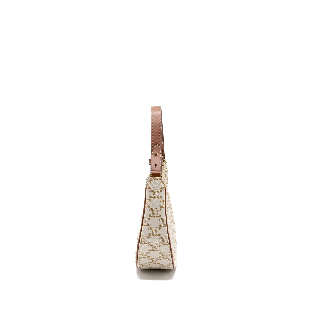 celine-ava-bag-triomphe-canvas-calfskin-white-ghw-1