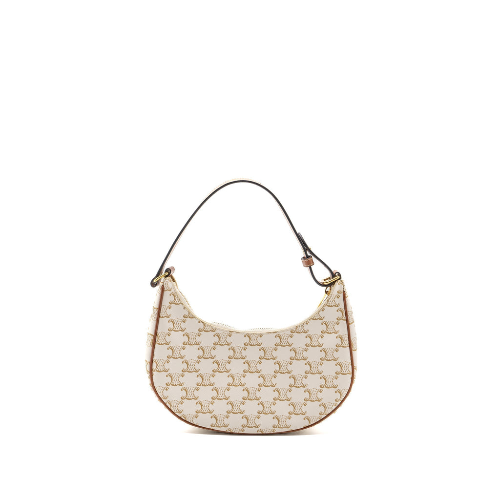 celine-ava-bag-triomphe-canvas-calfskin-white-ghw-1