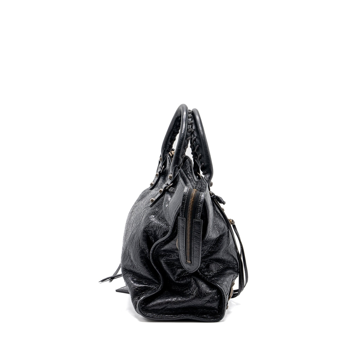 balenciaga-classic-city-bag-leather-black-ruthenium-gold-hardware