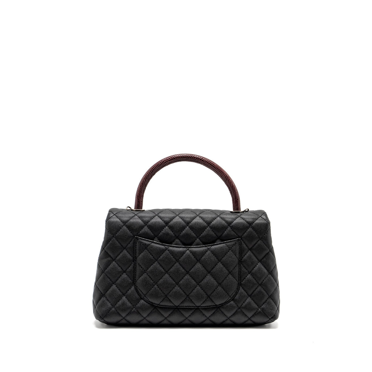 chanel-medium-coco-handle-caviar-lizard-handle-black-burgundy-ruthenium-hardware