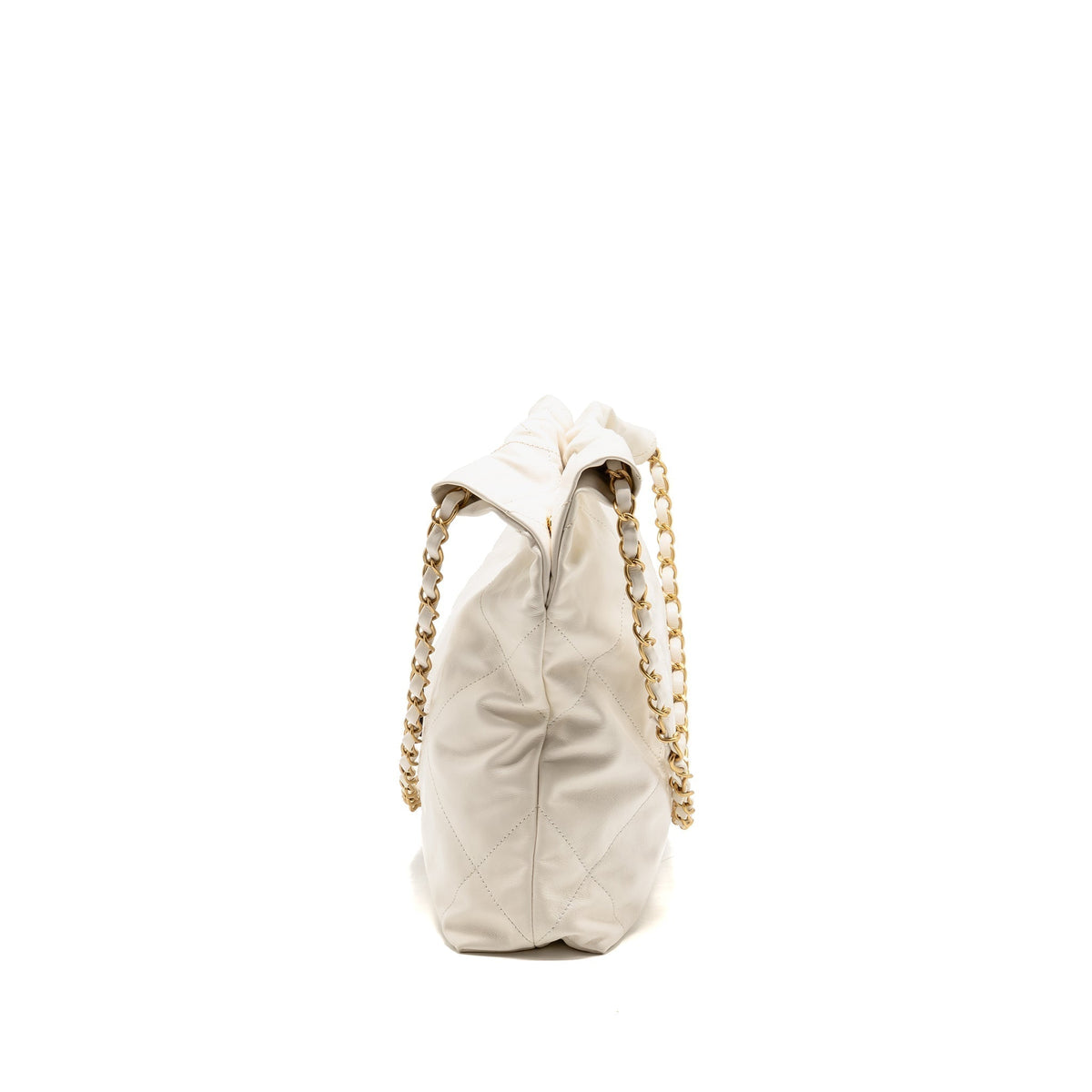 chanel-small-22-bag-with-black-letter-logo-calfskin-white-ghw-microchip