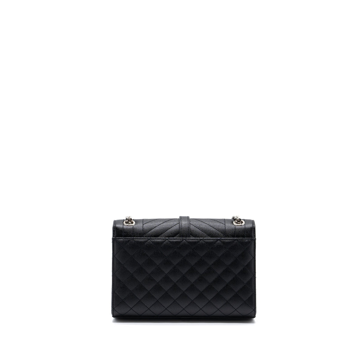 saint-laurent-ysl-envelope-medium-chain-bag-grained-calfskin-mix-matelasse-black-shw