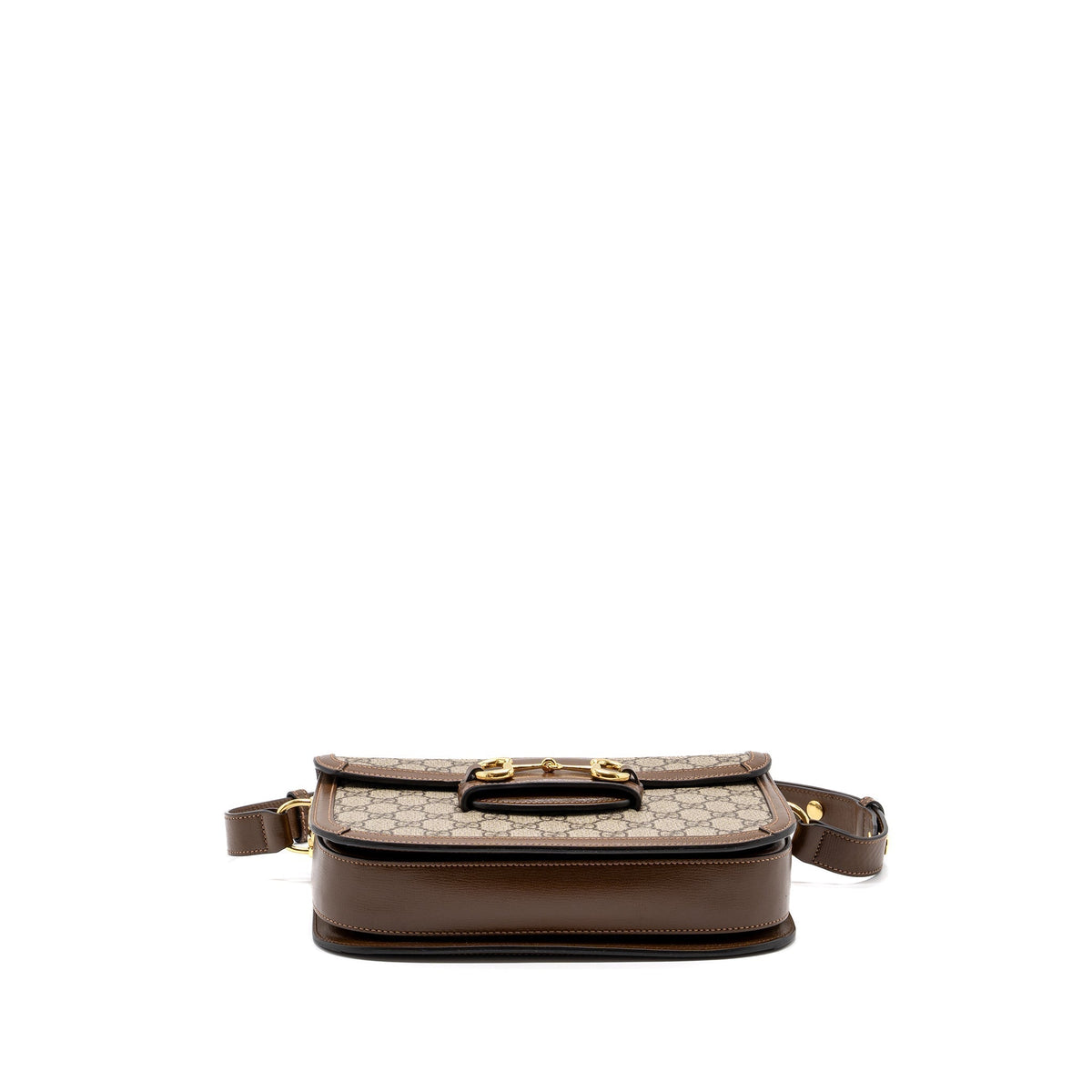 gucci-horsebit-1955-shoulder-bag-gg-supreme-canvas-leather-brown-ghw
