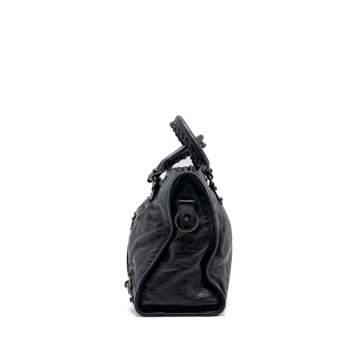 balenciaga-classic-city-bag-leather-black-ruthenium-silver-hardware