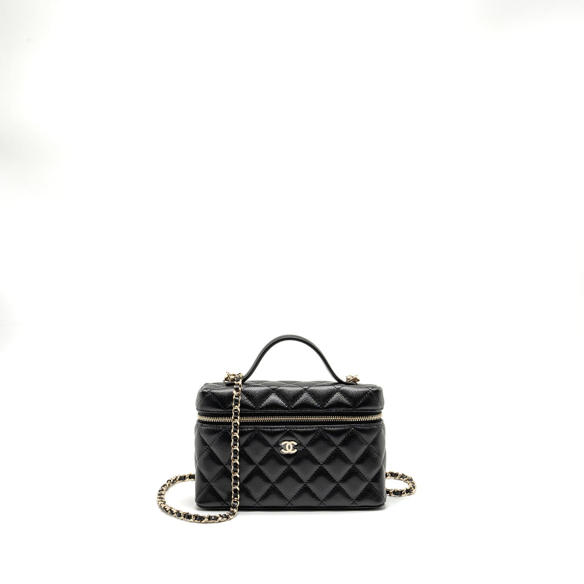 chanel-25p-cc-top-handle-vanity-with-chain-caviar-black-lghw-microchip