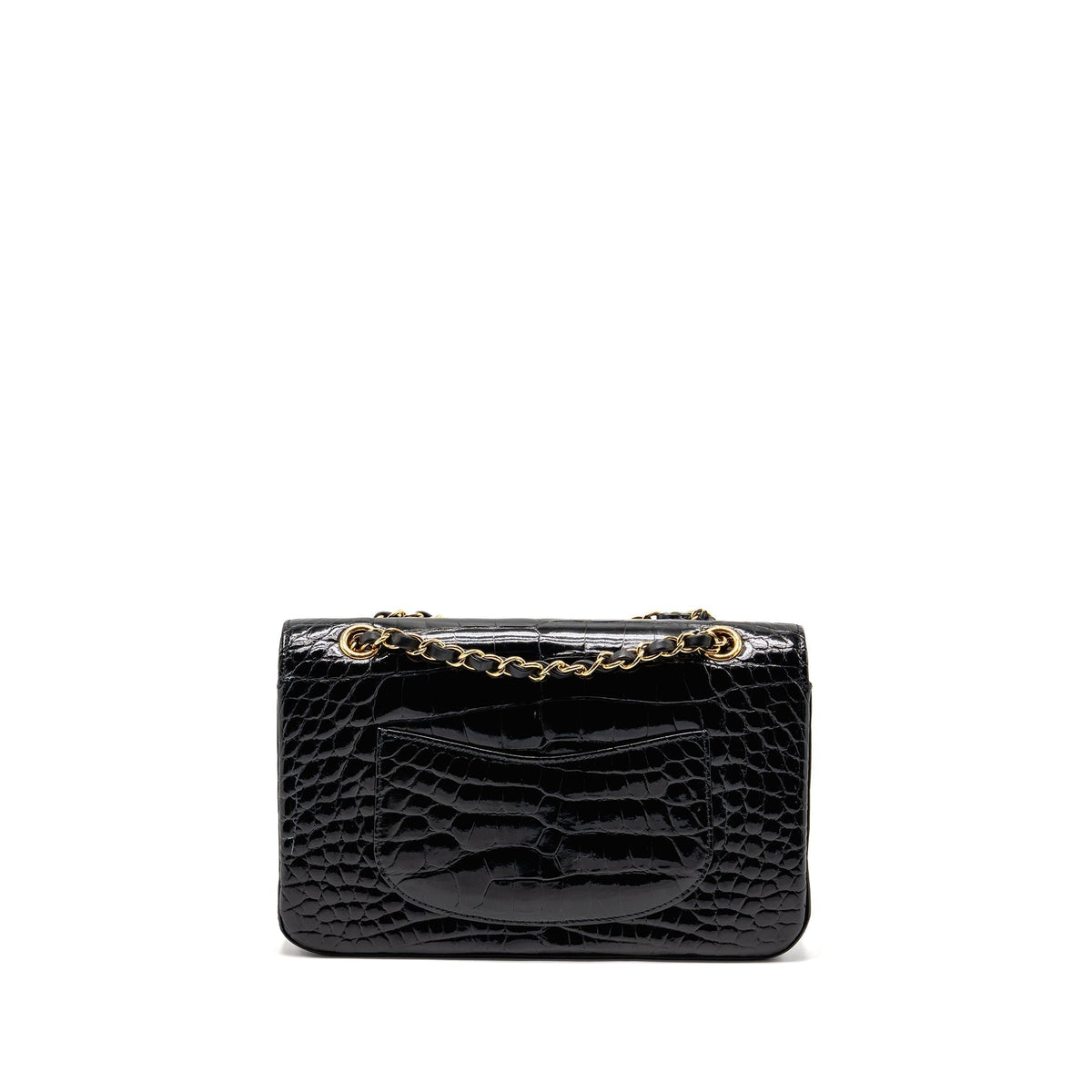 chanel-medium-classic-double-flap-bag-alligator-mississippiensis-black-ghw-copy