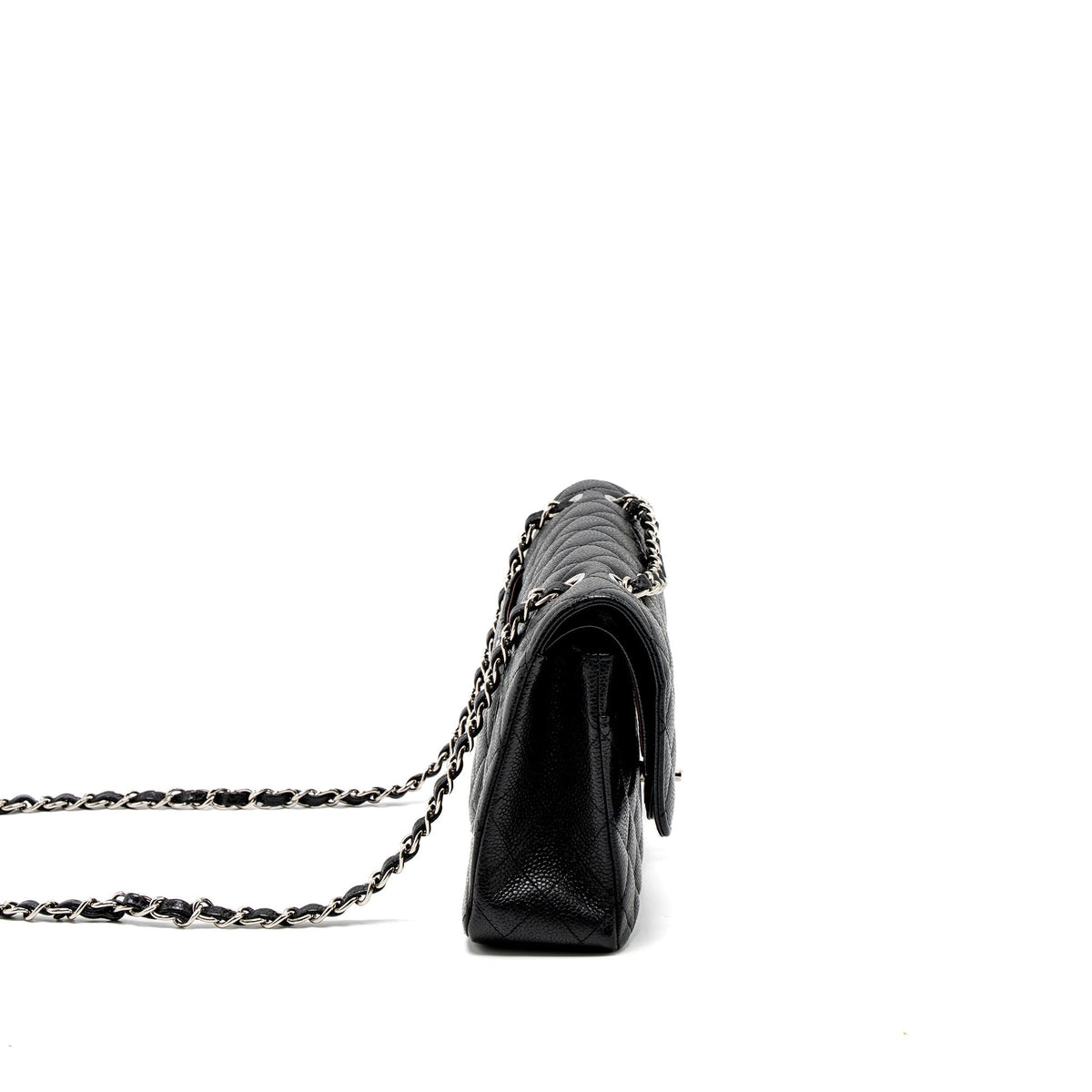 chanel-medium-classic-double-flap-bag-caviar-black-shw-2