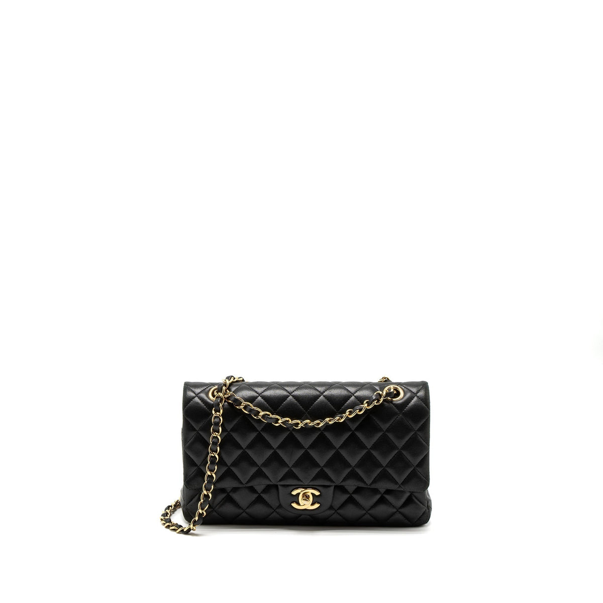 chanel-medium-classic-flap-bag-lambskin-black-ghw