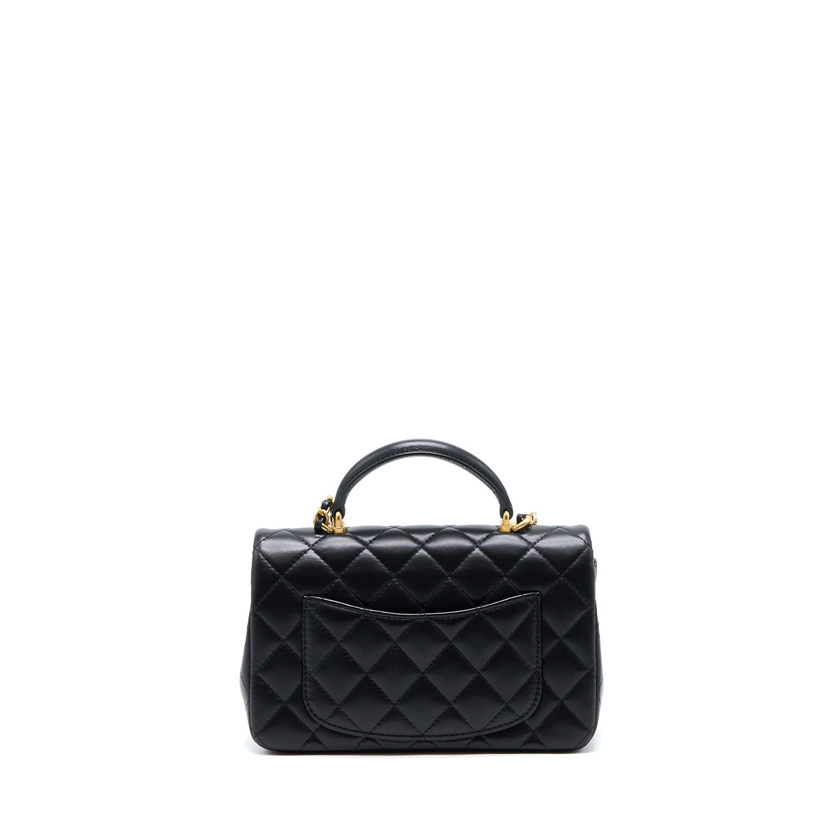 chanel-21k-top-handle-mini-rectangular-flap-bag-lambskin-black-brushed-ghwmicrochip