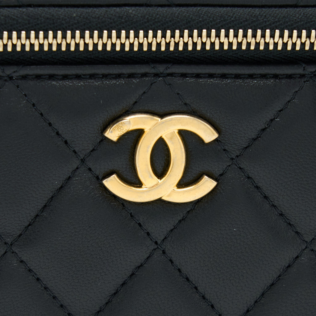 chanel-leather-chain-top-handle-long-vanity-lambskin-black-ghw