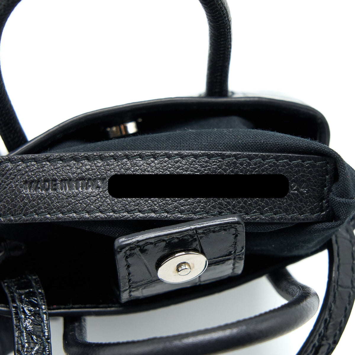 balenciaga-mini-shopping-phone-pouch-coro-emboss-calfskin-black-shw