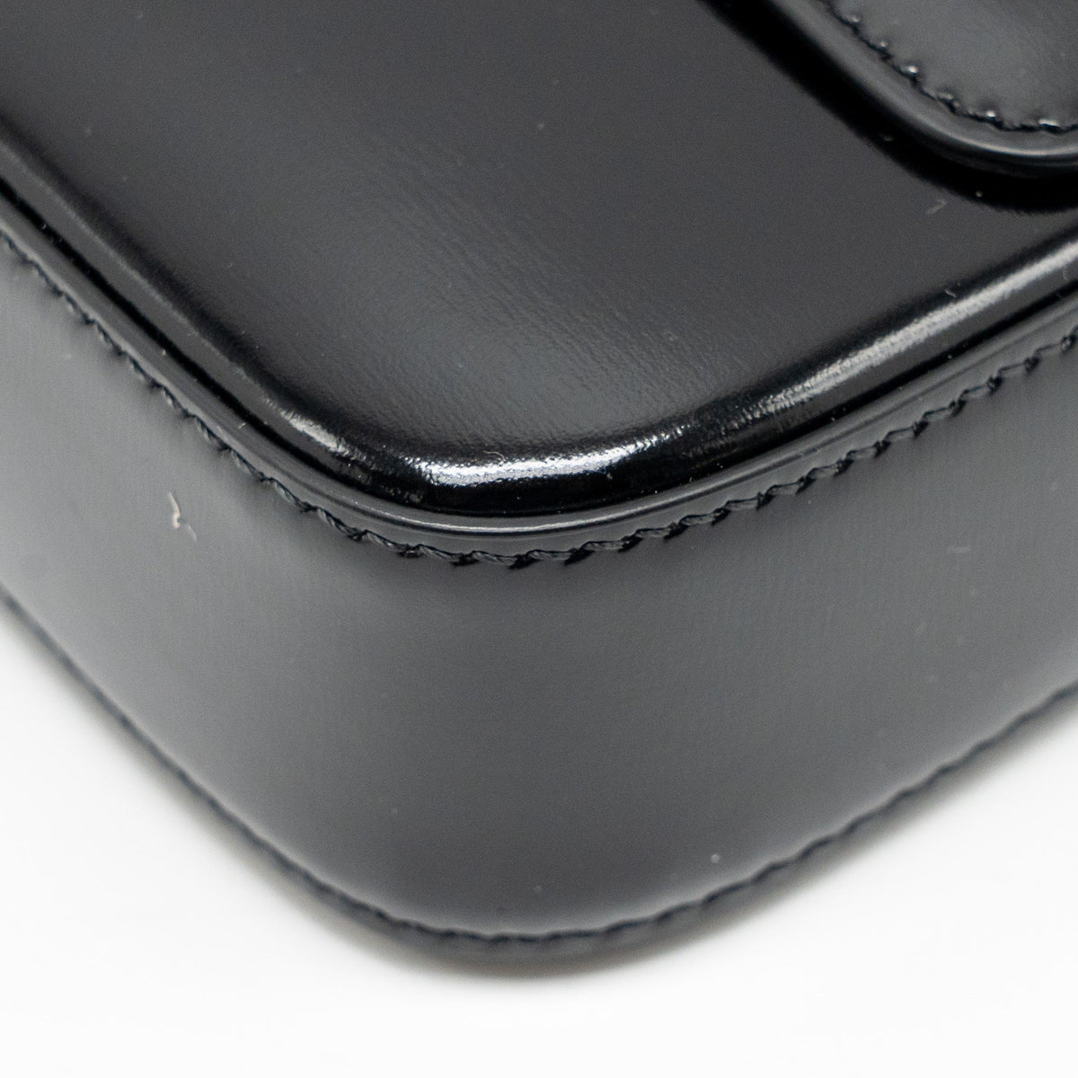 celine-triomphe-shoulder-bag-shiny-calfskin-black-ghw-2