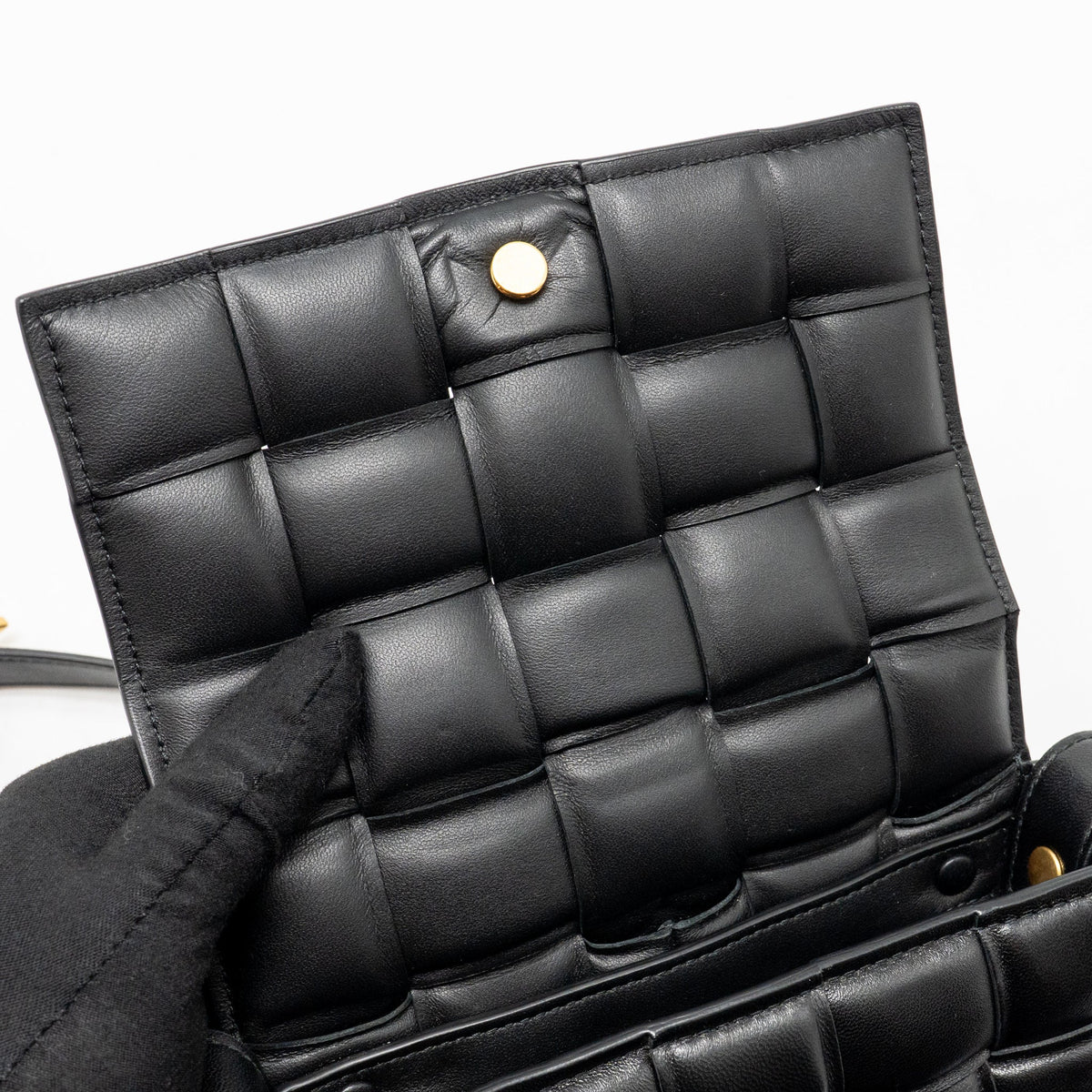 bottega-veneta-small-padded-cassette-bag-lambskin-black-ghw-1
