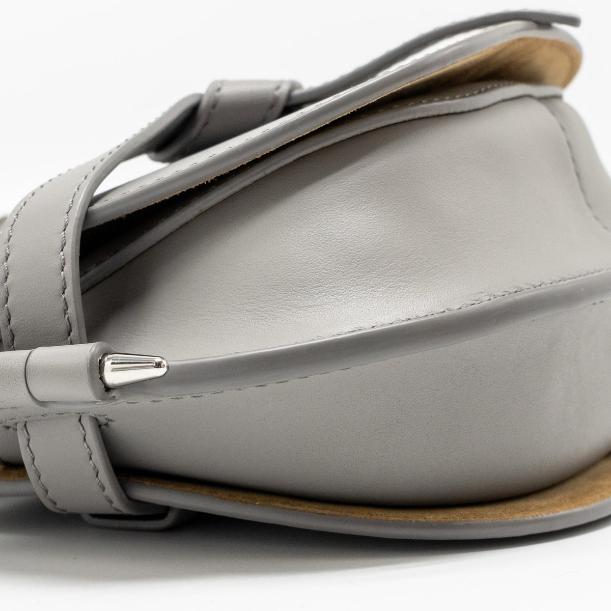 loewe-mini-gate-dual-bag-soft-calfskin-jacquard-grey-shw-copy