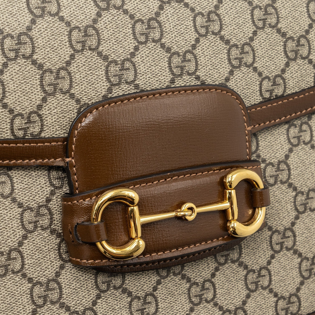 gucci-horsebit-1955-shoulder-bag-gg-supreme-canvas-leather-brown-ghw