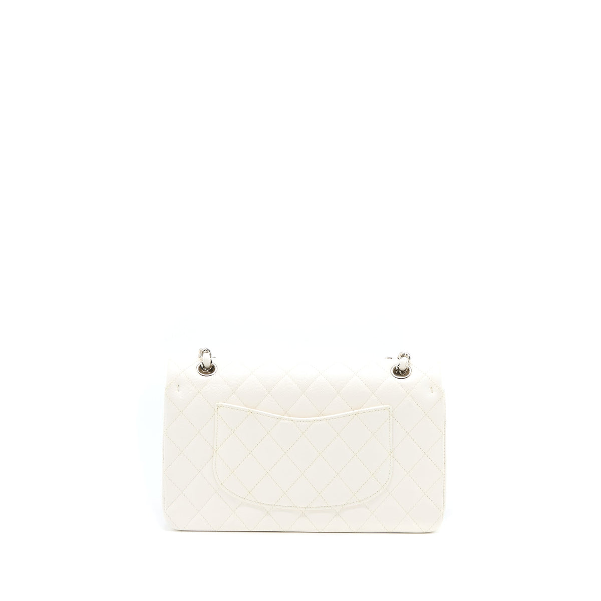 chanel-medium-classic-double-flap-bag-caviar-white-shw-microchip