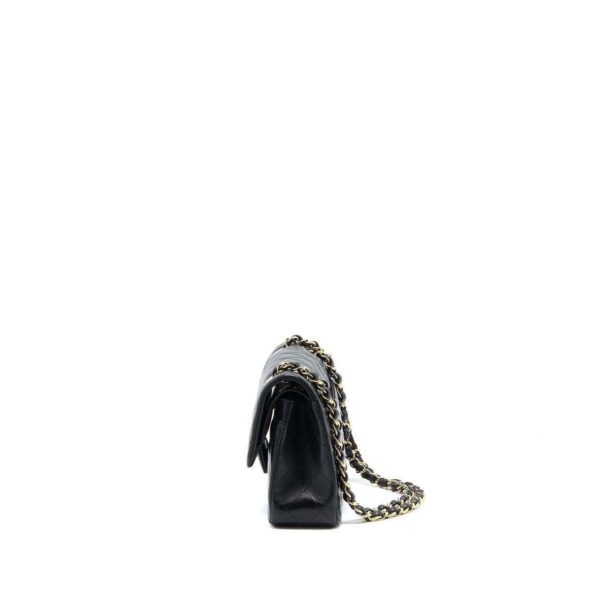 chanel-small-classic-double-flap-bag-lambskin-black-ghw-microchip