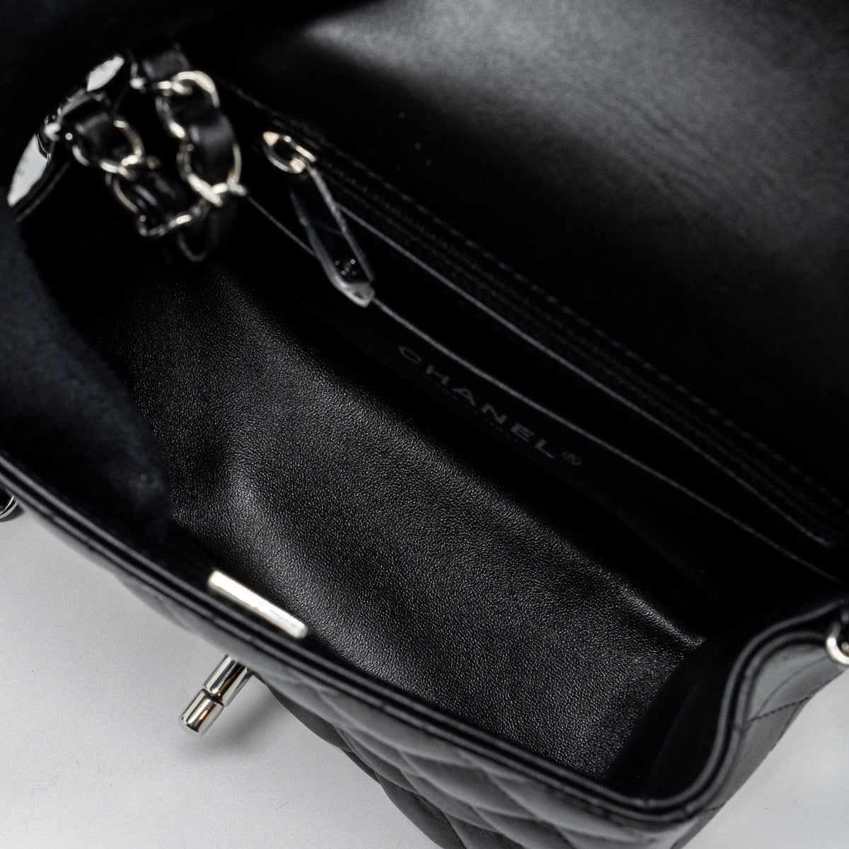chanel-mini-square-flap-bag-lambskin-black-shw-microchip-1