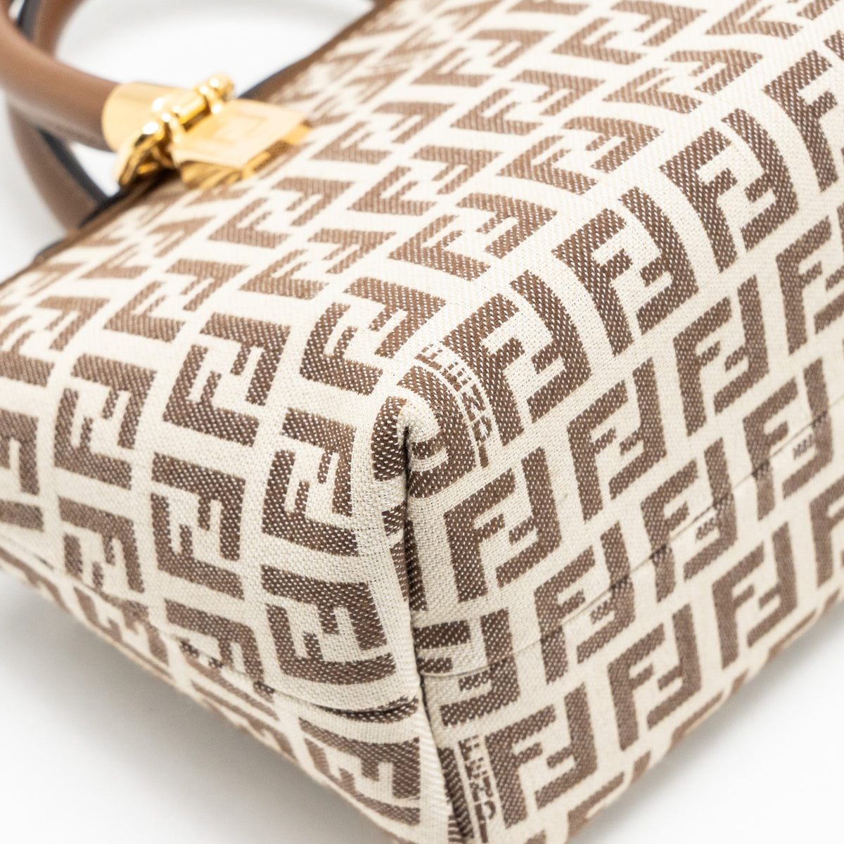 fendi-by-the-way-mini-bag-ff-canvas-leather-brown-cream-ghw