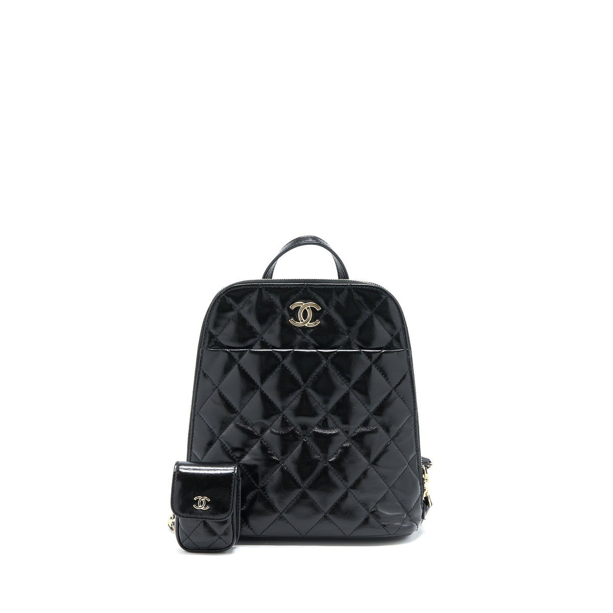 chanel-22a-quilted-backpack-shiny-calfskin-black-lghw