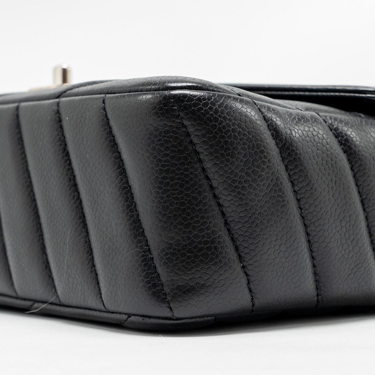 chanel-envelop-flap-bag-chevron-caviar-black-shw