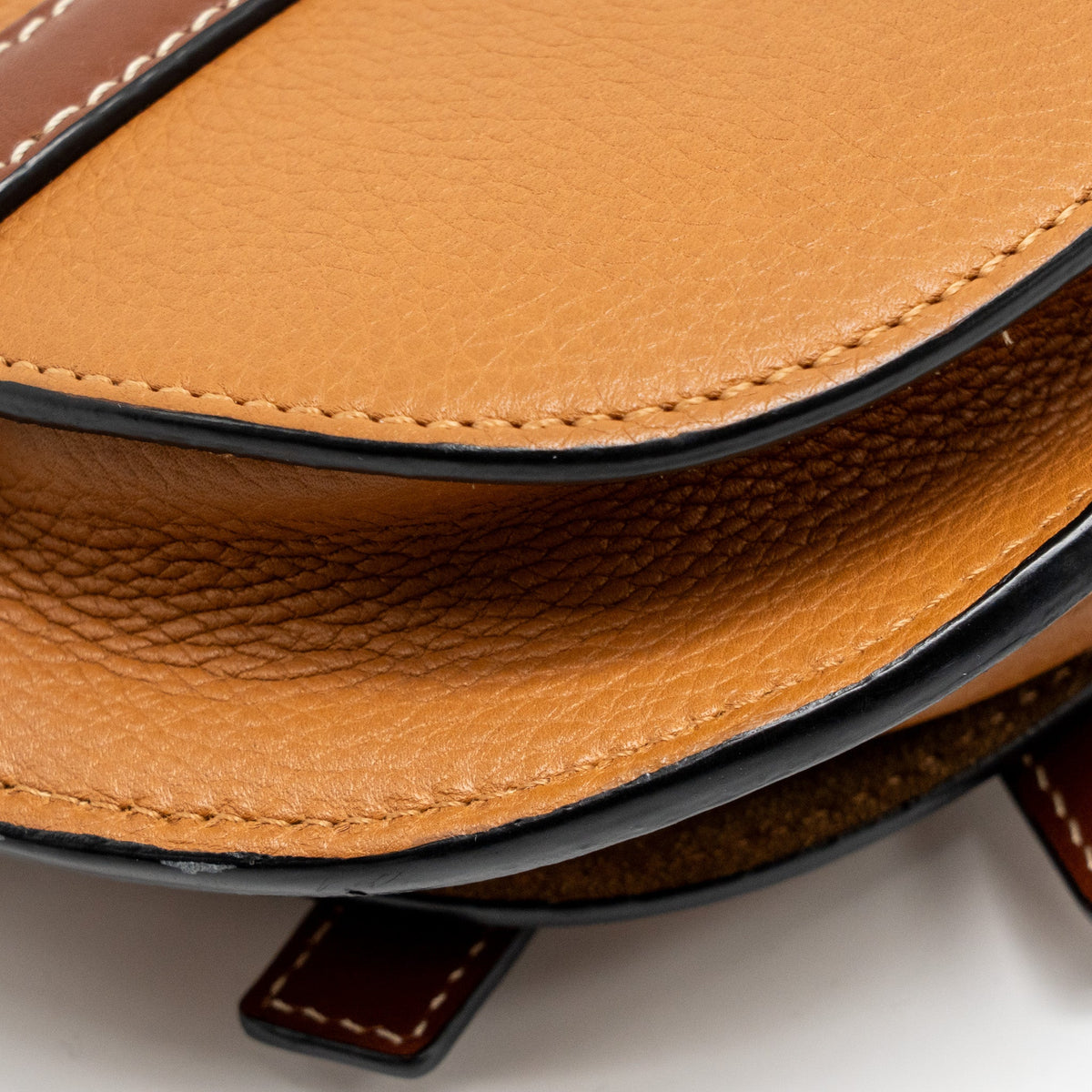 loewe-mini-gate-bag-grained-calfskin-brown-ghw-copy-1