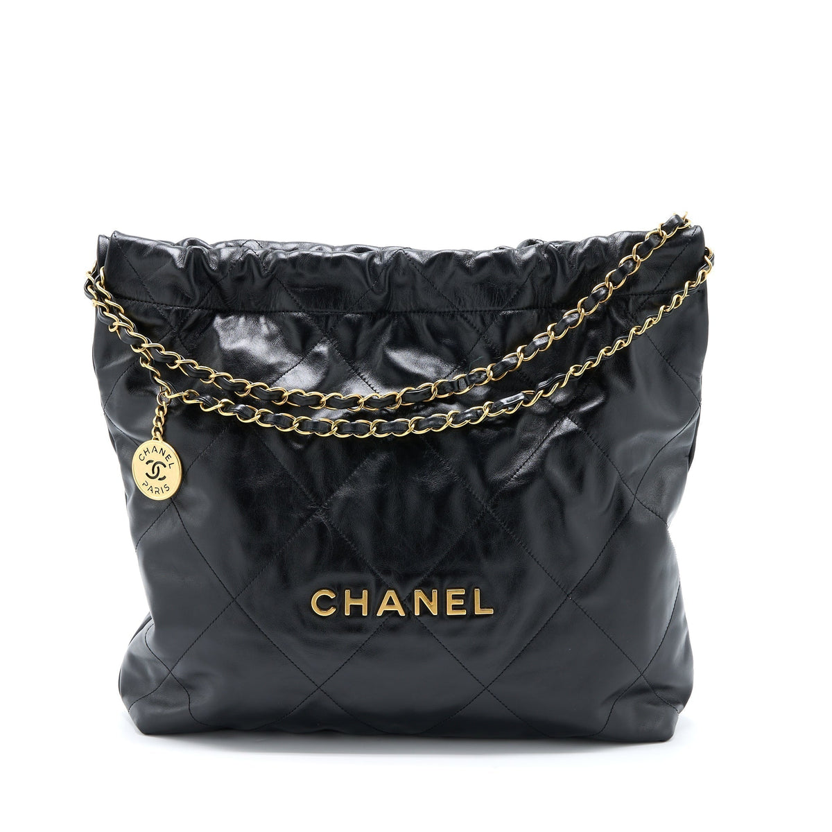 chanel-medium-22-bag-shiny-calfskin-black-brushed-ghw-microchip