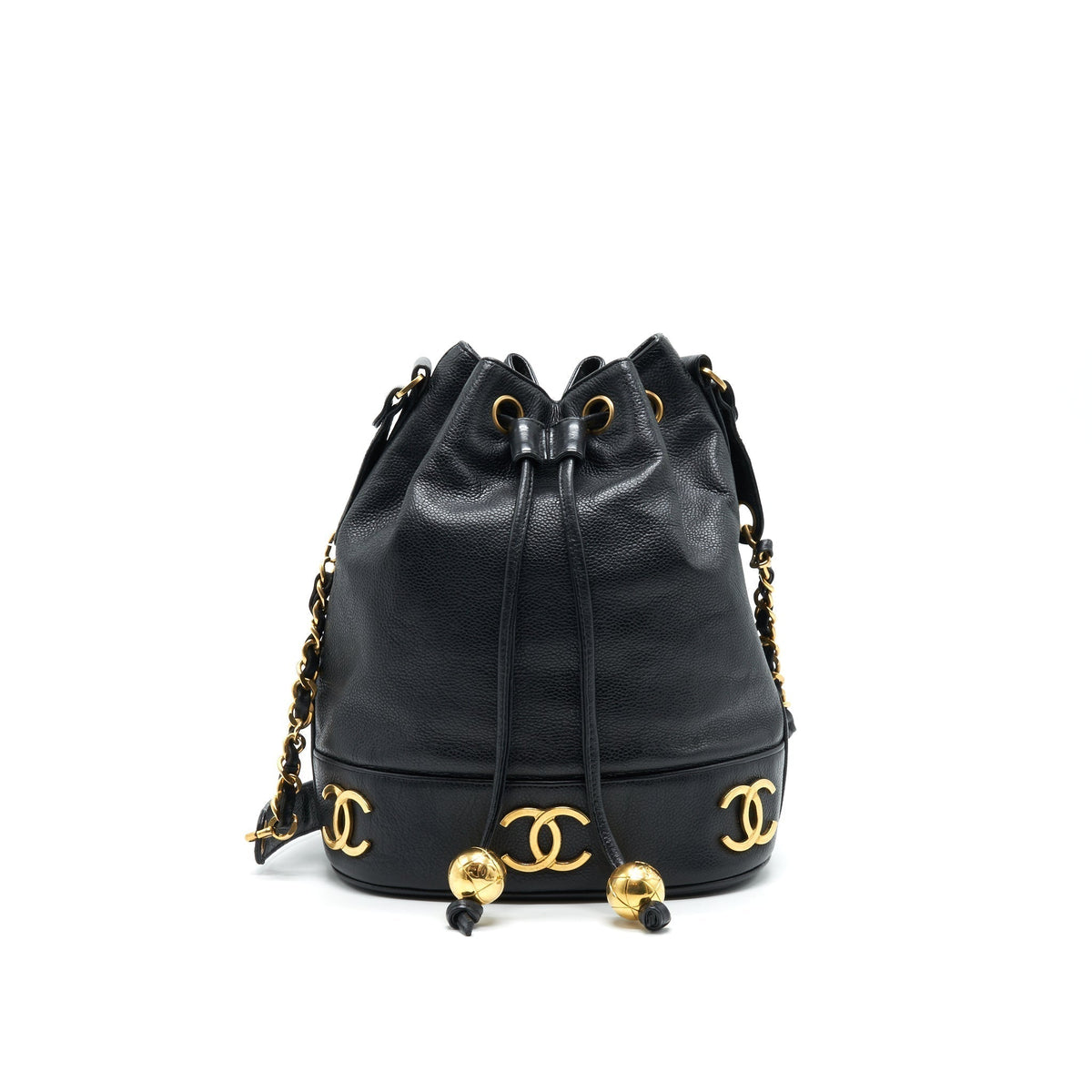 chanel-vintage-cc-logo-pearl-crush-caviar-bucket-bag-black