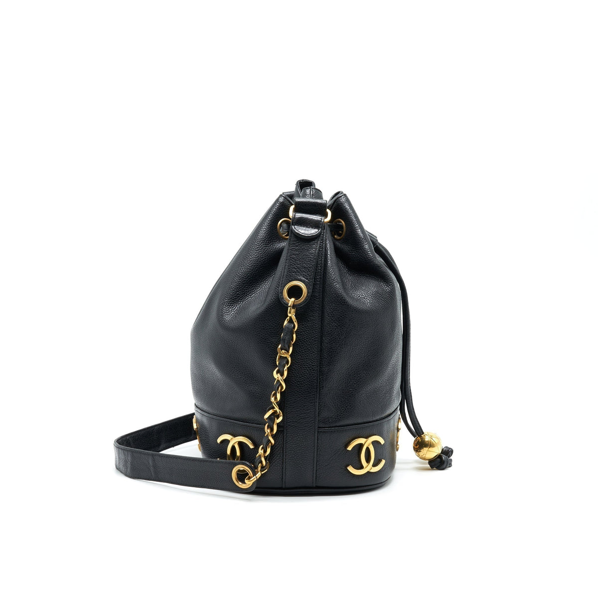 chanel-vintage-cc-logo-pearl-crush-caviar-bucket-bag-black