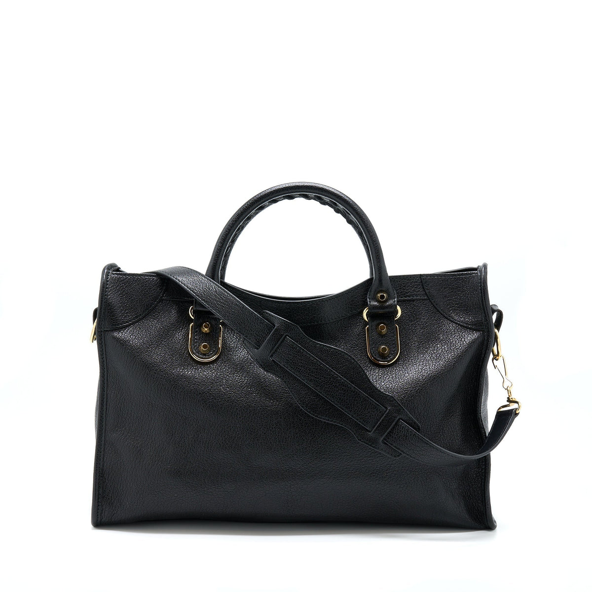 balenciaga-edged-city-bag-goatskin-black-ghw