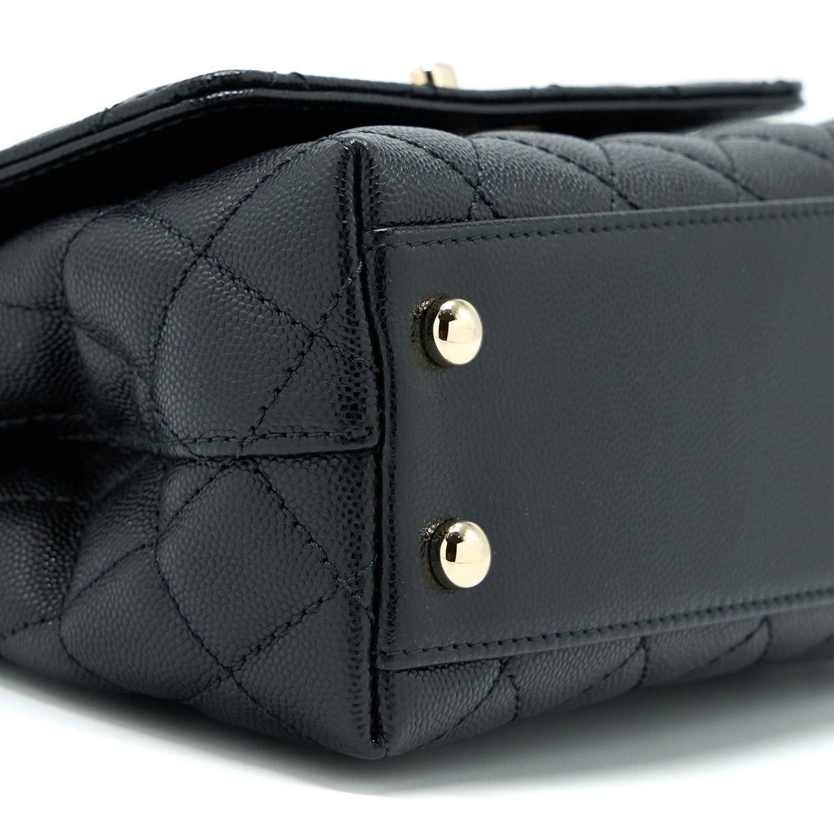 chanel-mini-coco-handle-bag-with-dark-red-handle-caviar-black-lghw