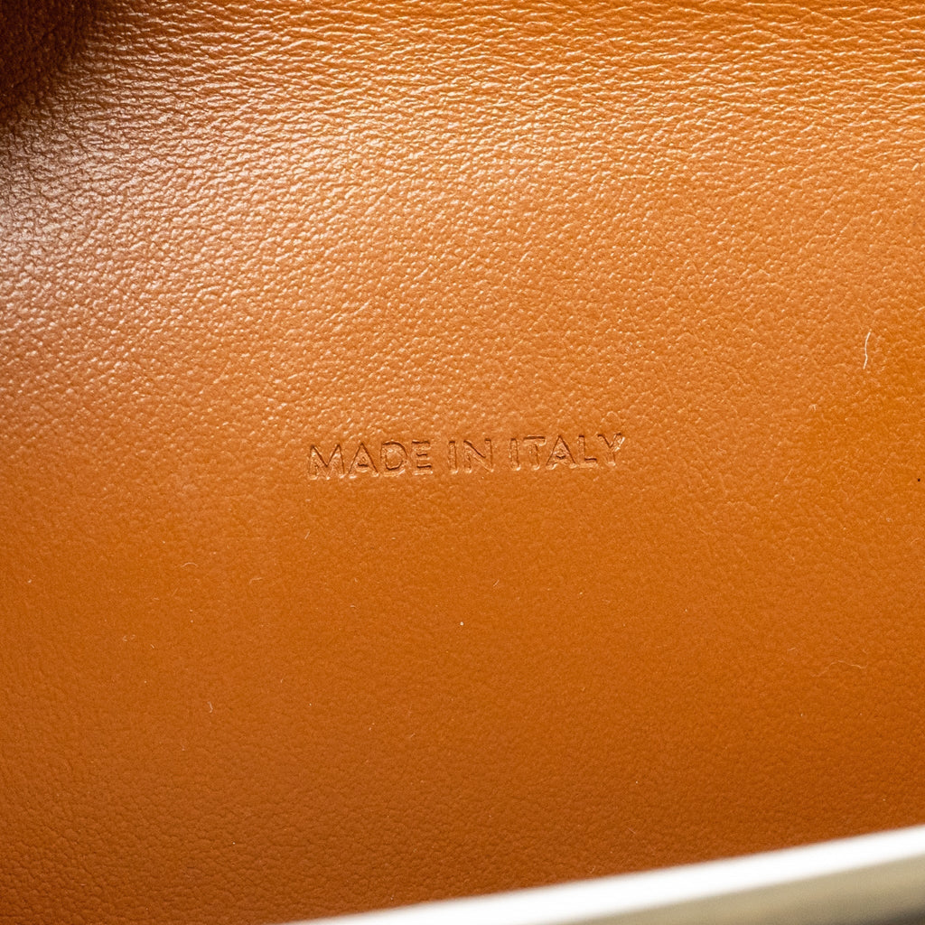 celine-wallet-on-strap-triomphe-canvas-smooth-lambskin-tan-ghw-7