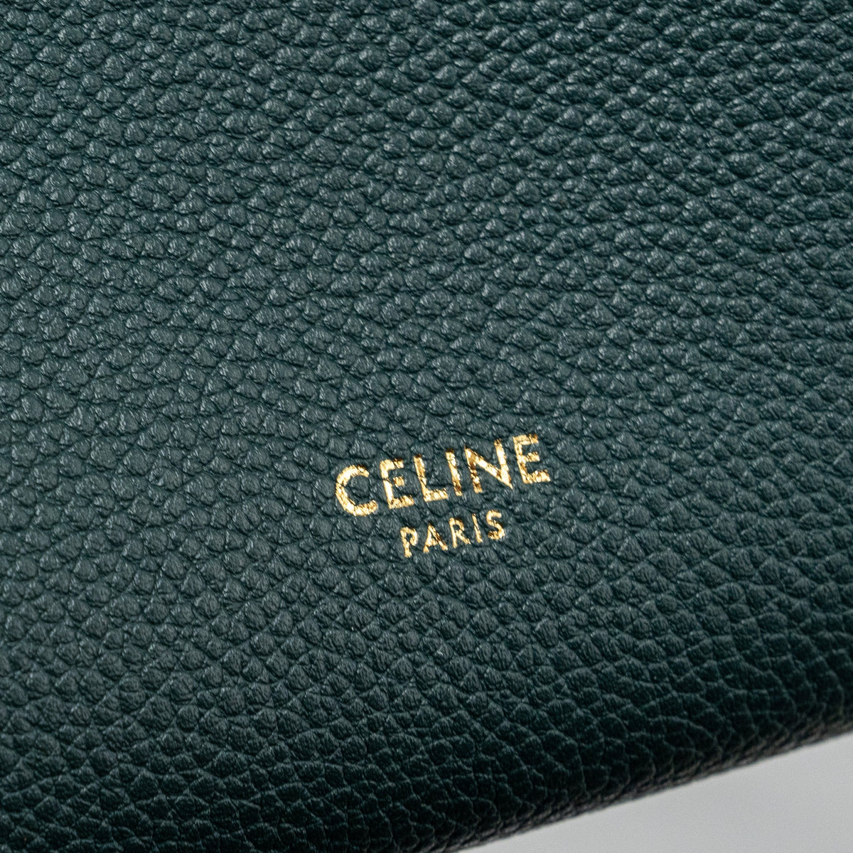 celine-small-sangle-bucket-bag-calfskin-dark-green-ghw