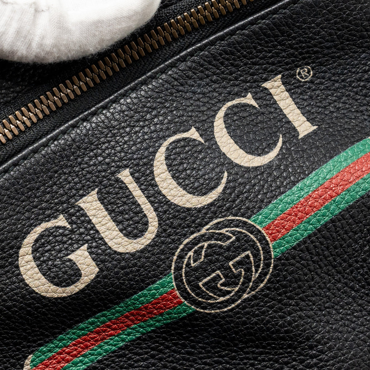 gucci-mini-print-belt-bag-calfskin-black-ghw