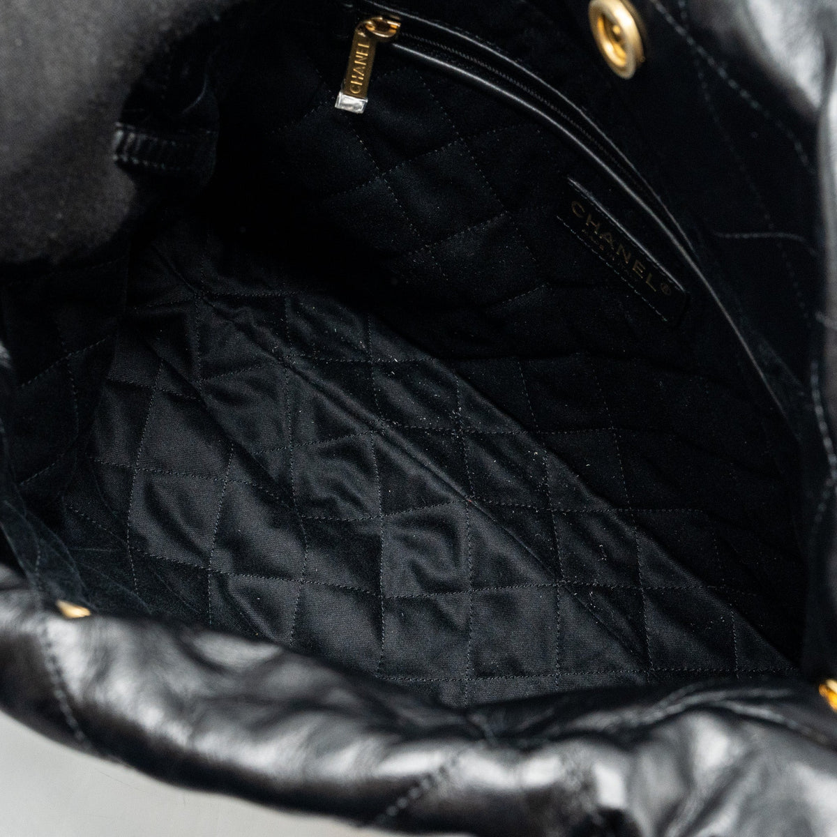 chanel-small-22-bag-calfskin-black-with-ghw-microchip