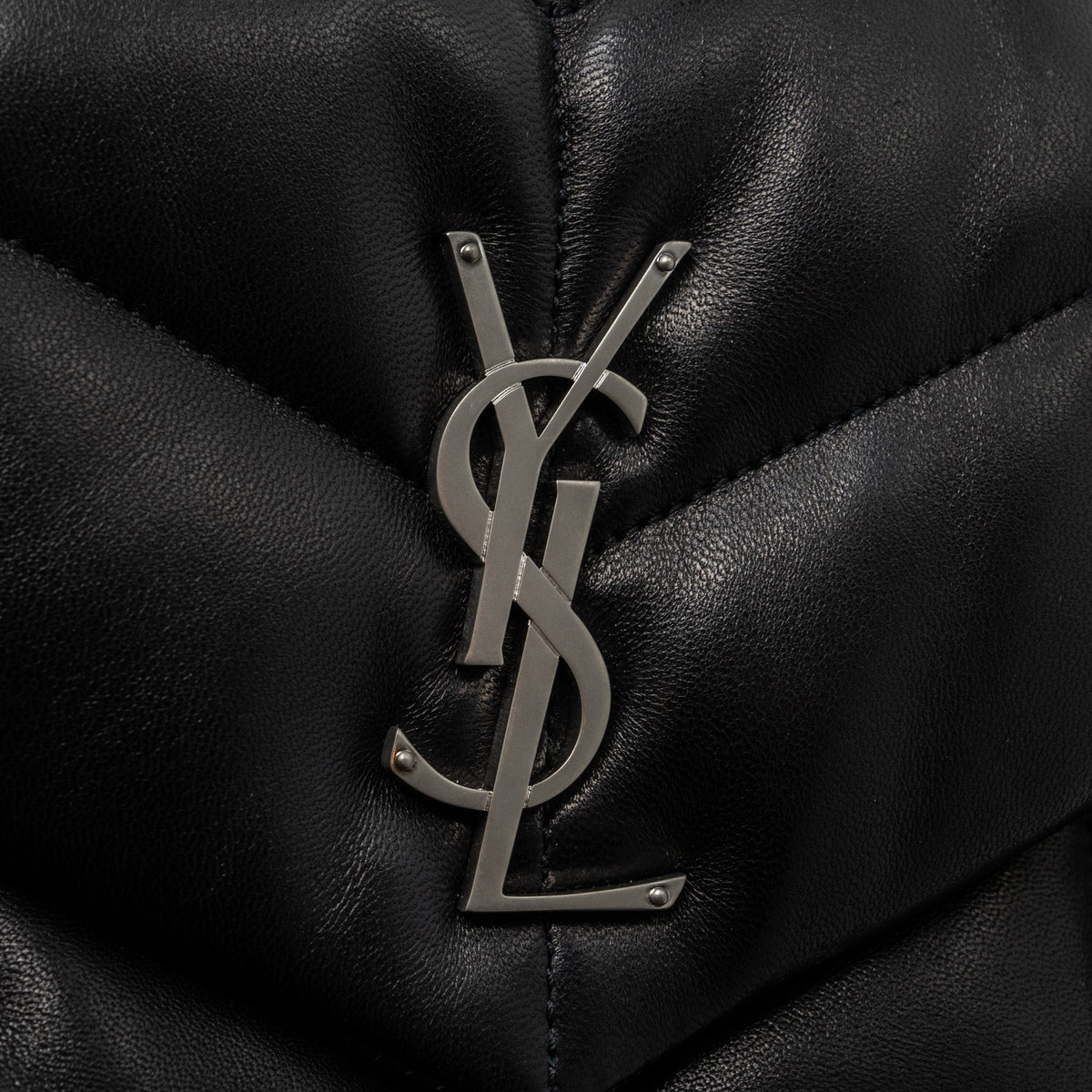 saint-laurent-small-puffer-lambskin-black-shw