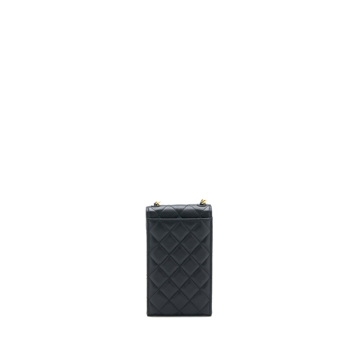 chanel-vertical-flap-phone-pouch-with-pearl-chain-lambskin-black-brushed-ghw