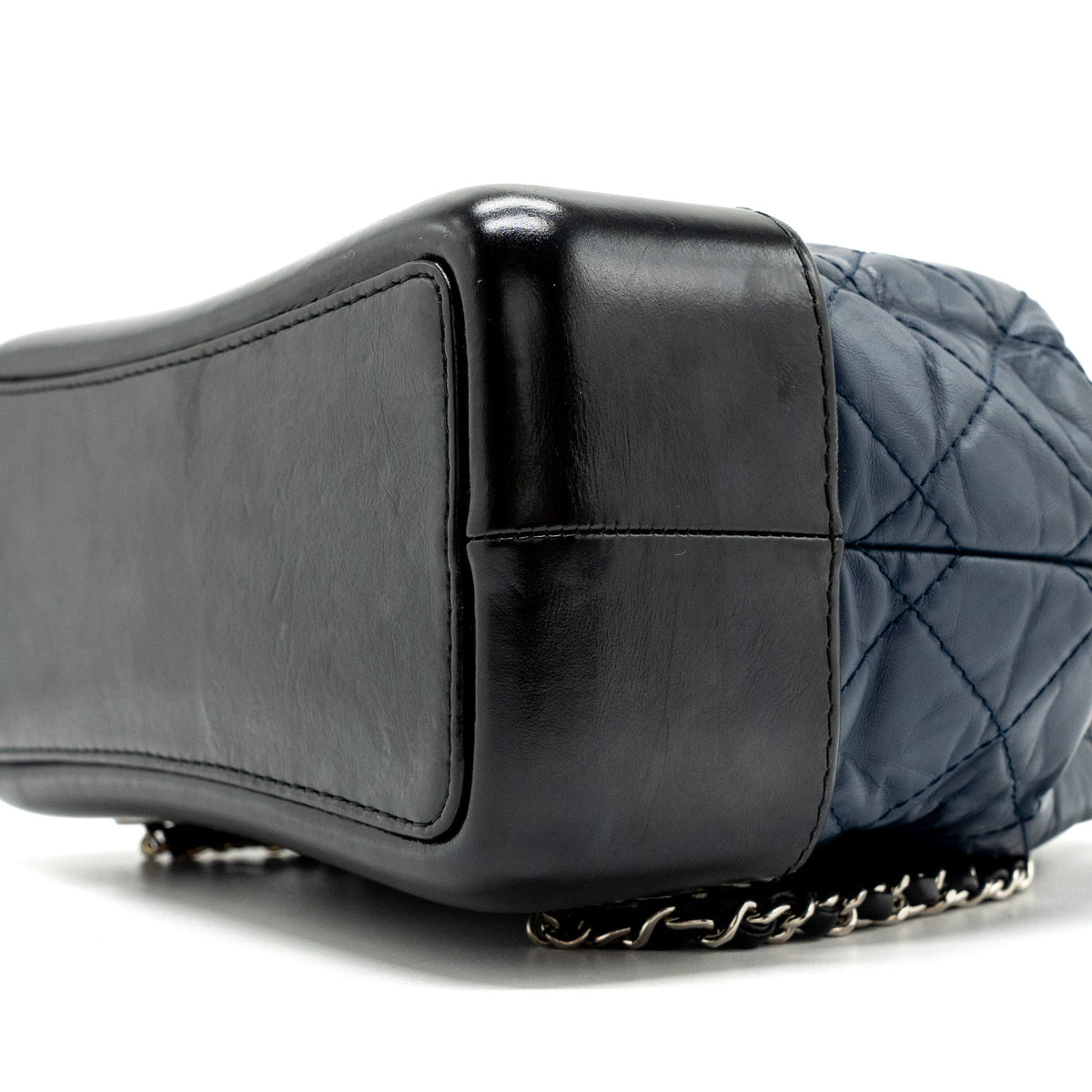 chanel-small-gabrielle-backpack-aged-calfskin-navy-blue-black-ruthenium-hardware
