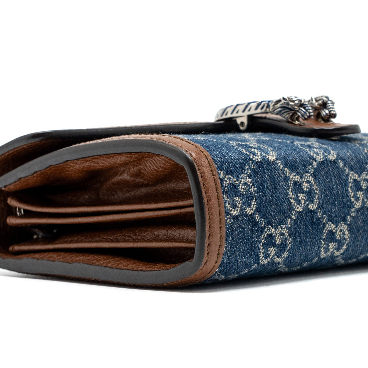 gucci-dionysus-chain-wallet-bag-gg-supreme-denim-leather-blue-silver-hardware