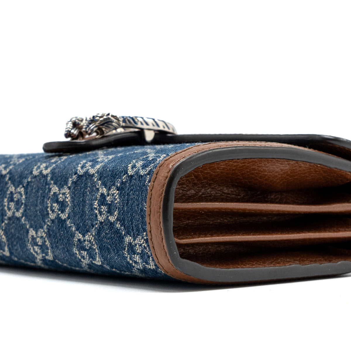 gucci-dionysus-chain-wallet-bag-gg-supreme-denim-leather-blue-silver-hardware