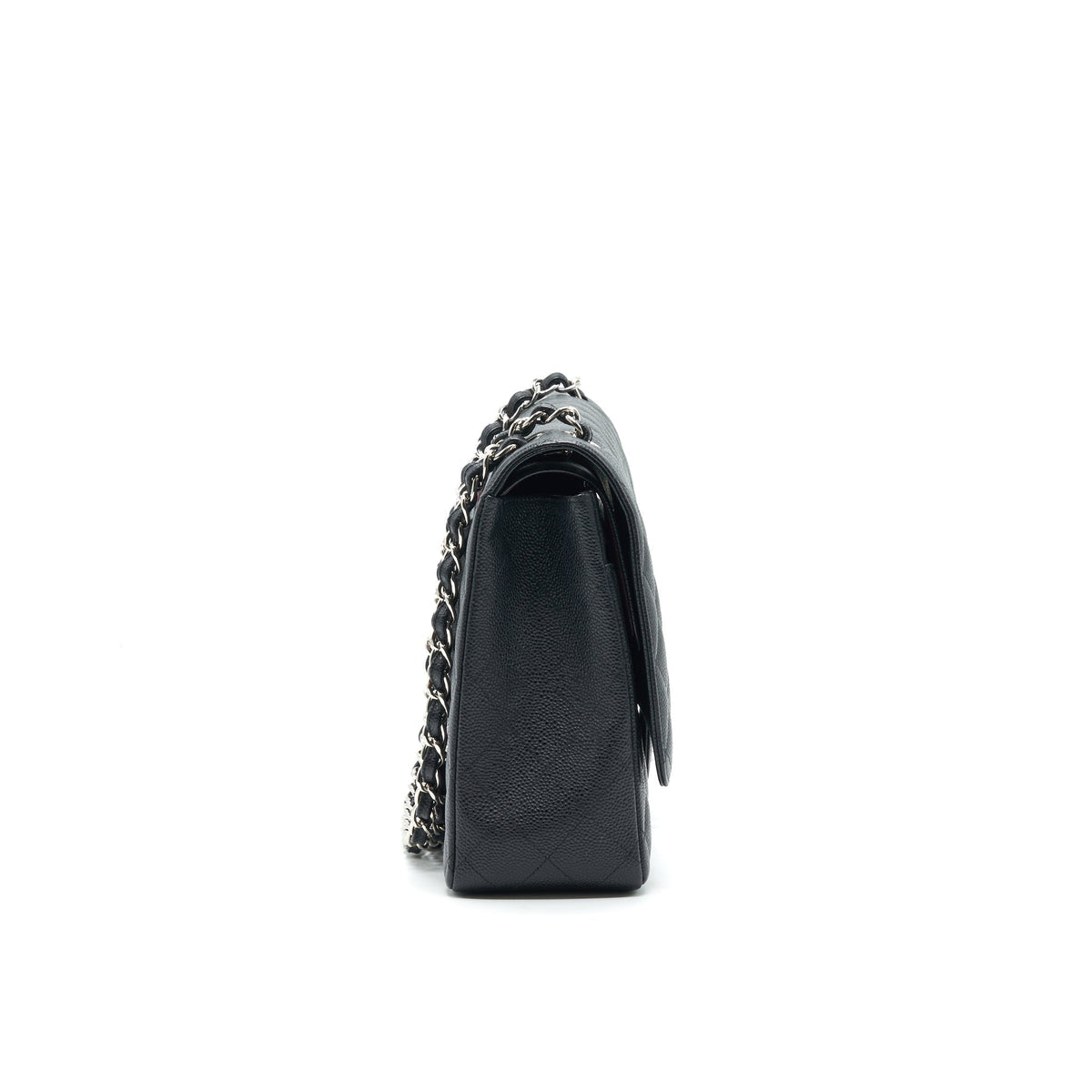 chanel-cavier-classic-maxi-double-flap-bag-black-shw