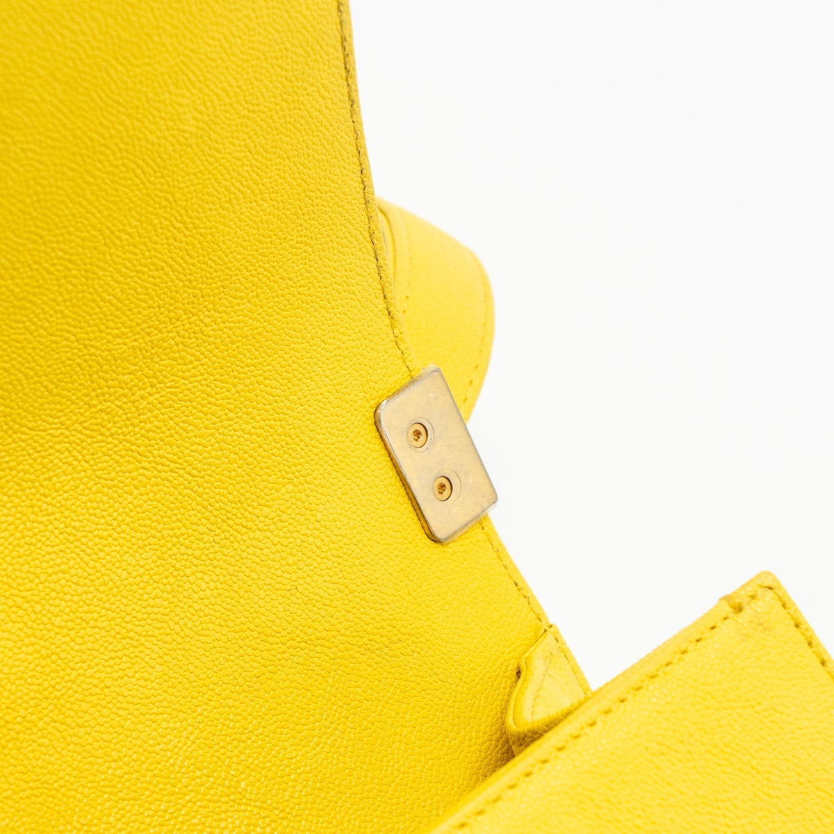 chanel-small-boy-bag-grain-calfskin-yellow-ghw