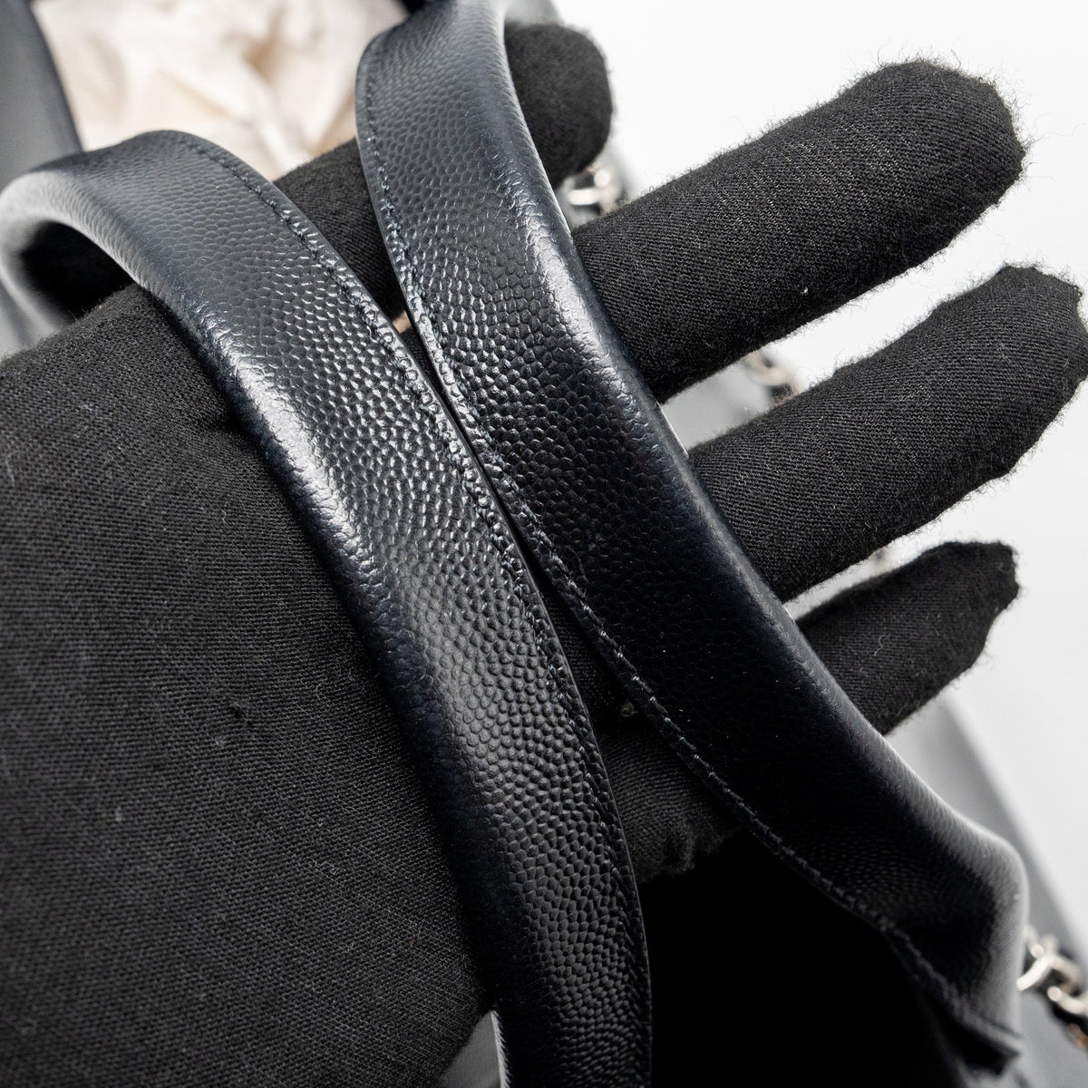 chanel-deauville-studded-tote-bag-caviar-black-shw
