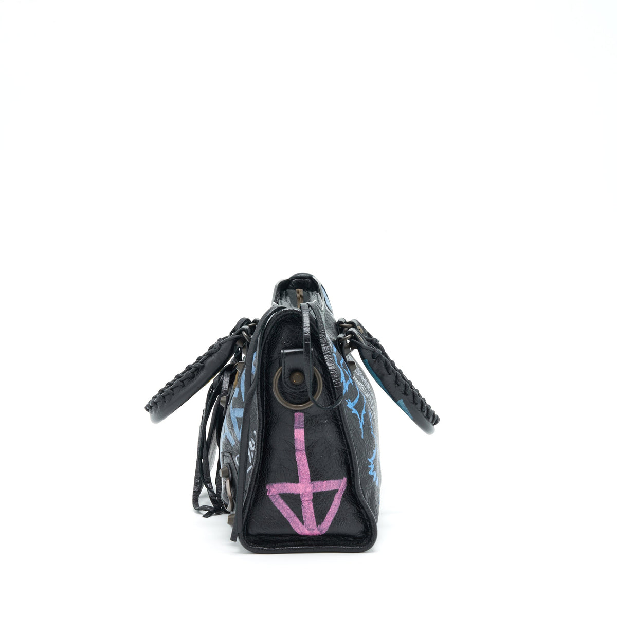 balenciaga-city-bag-black-with-multicolour-graffiti-ruthenium-hardware
