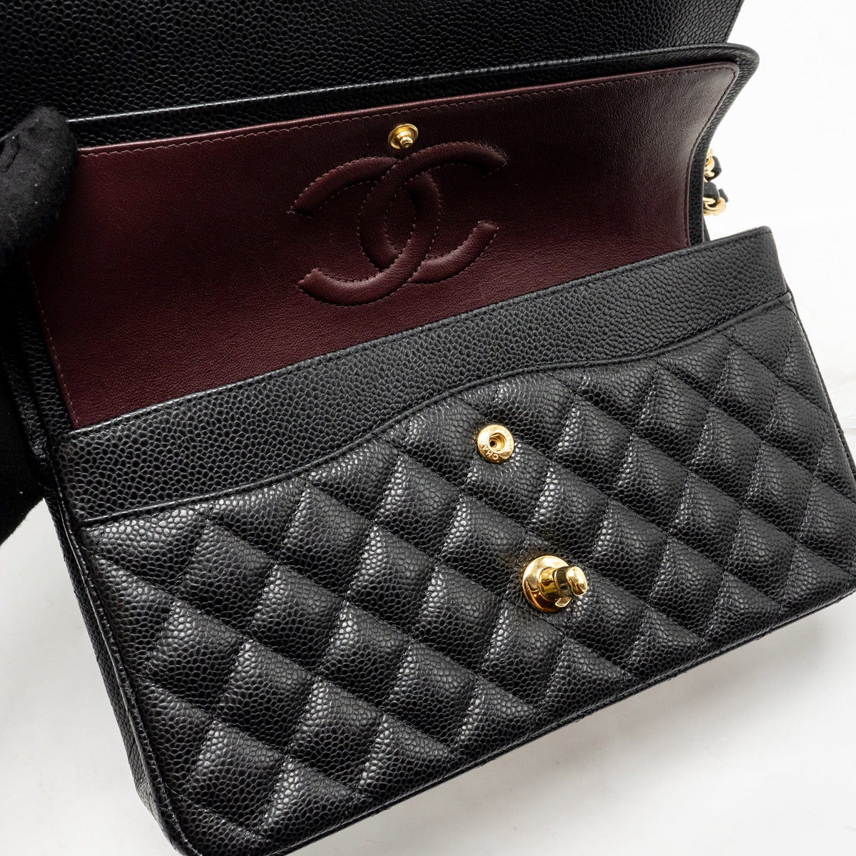 chanel-medium-classic-double-flap-bag-caviar-black-ghw-34