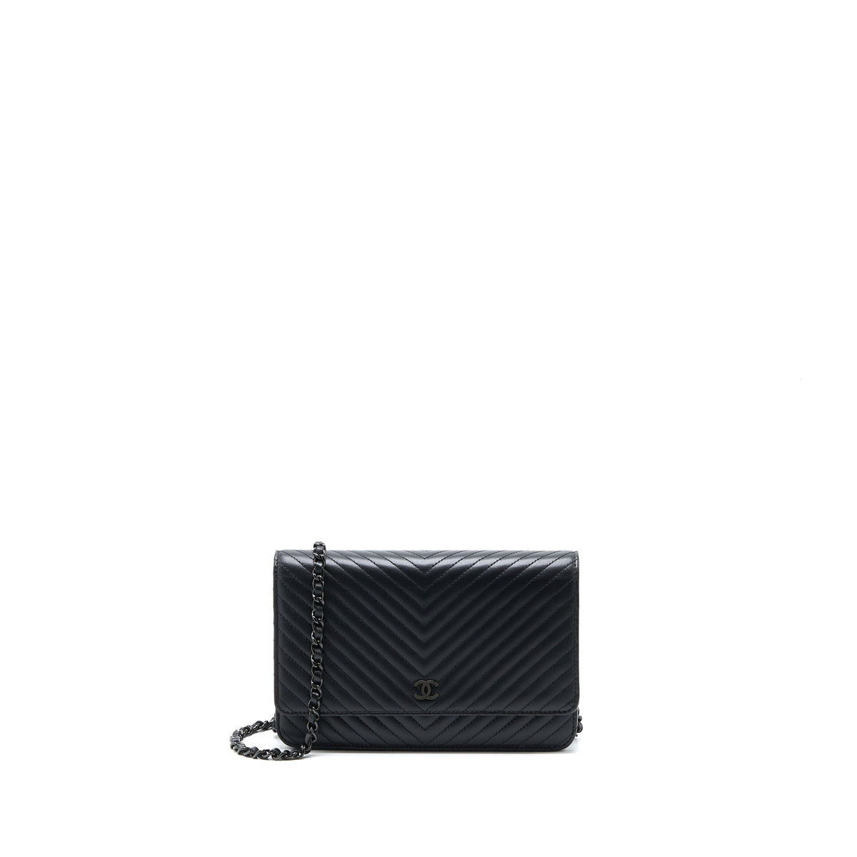 chanel-chevron-wallet-on-chain-black-with-black-hardware