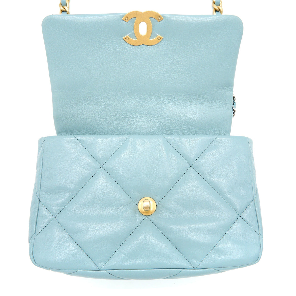 chanel-small-19-bag-lambskin-light-blue-multicolour-hardware